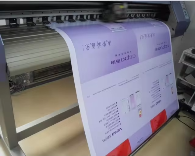 Indoor Advertising Materials Self Adhesive PP Paper Roll Matte Pigment Waterproof Print Banner Roll up4